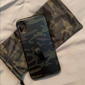 iphone X camo loopy case